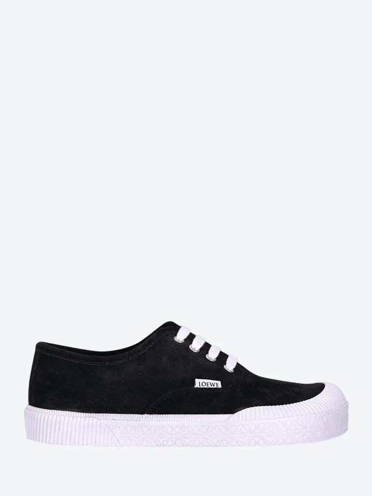 Split leather terra vulca sneakers