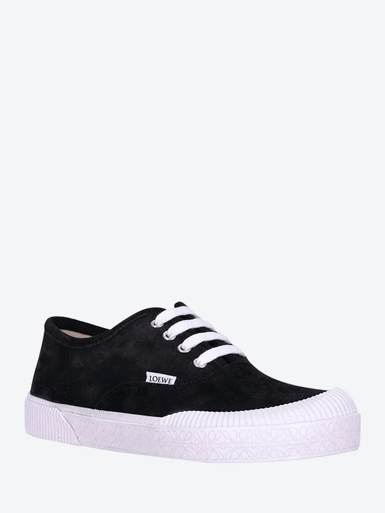 Split leather terra vulca sneakers