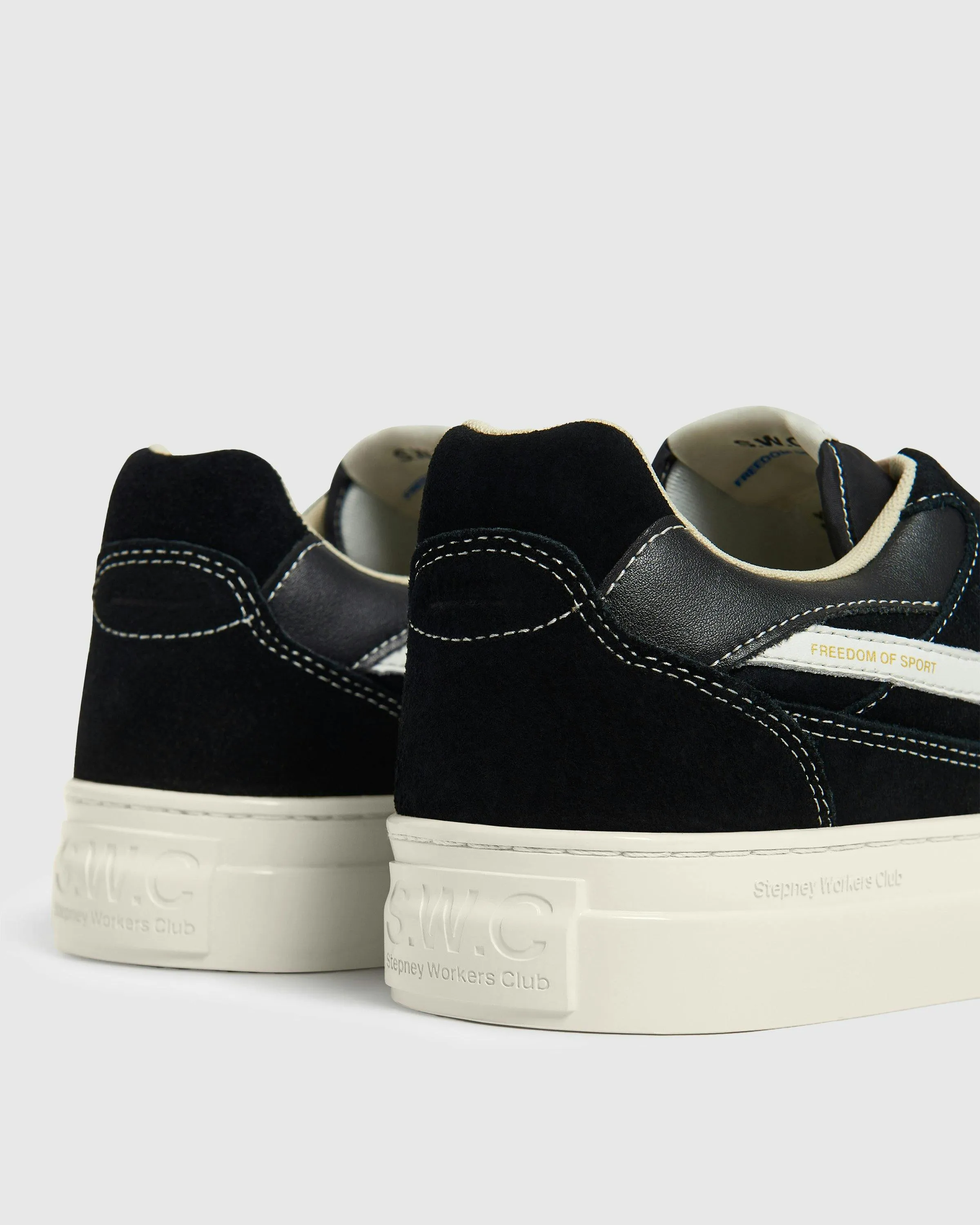 Stepney Workers Club – Pearl S-Strike Suede Black | Highsnobiety Shop