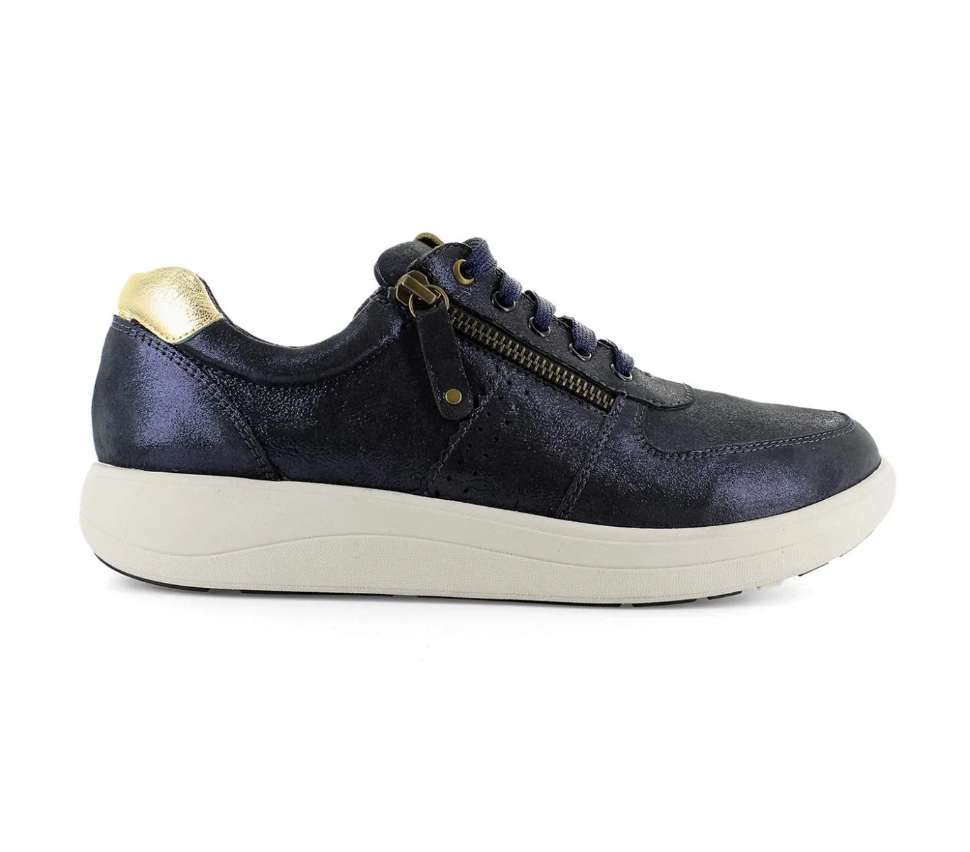 Strive Madison Navy Sparkle Orthotic Trainers