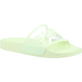 Superga 1908 Clear Identity Slippers Green Primrose