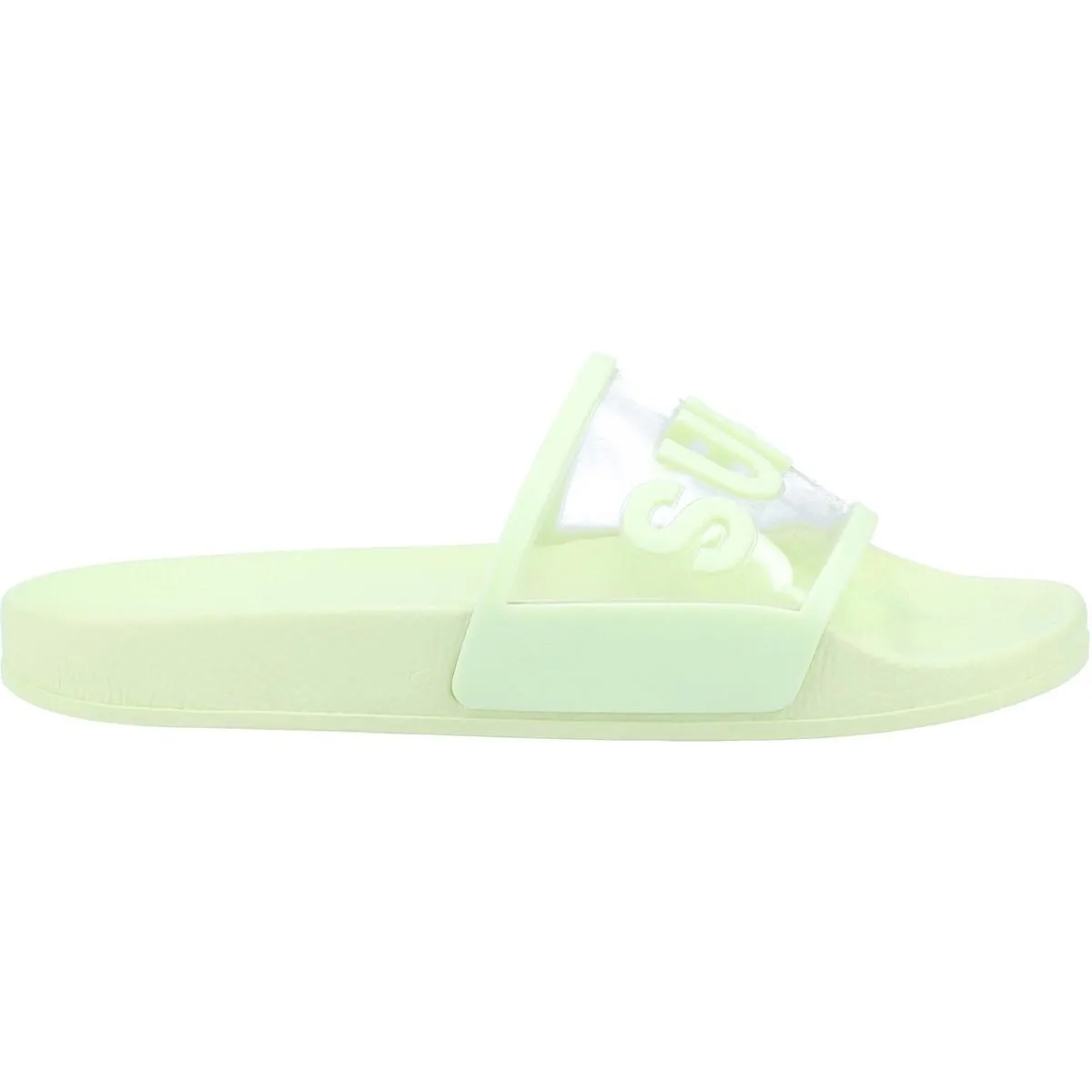 Superga 1908 Clear Identity Slippers Green Primrose