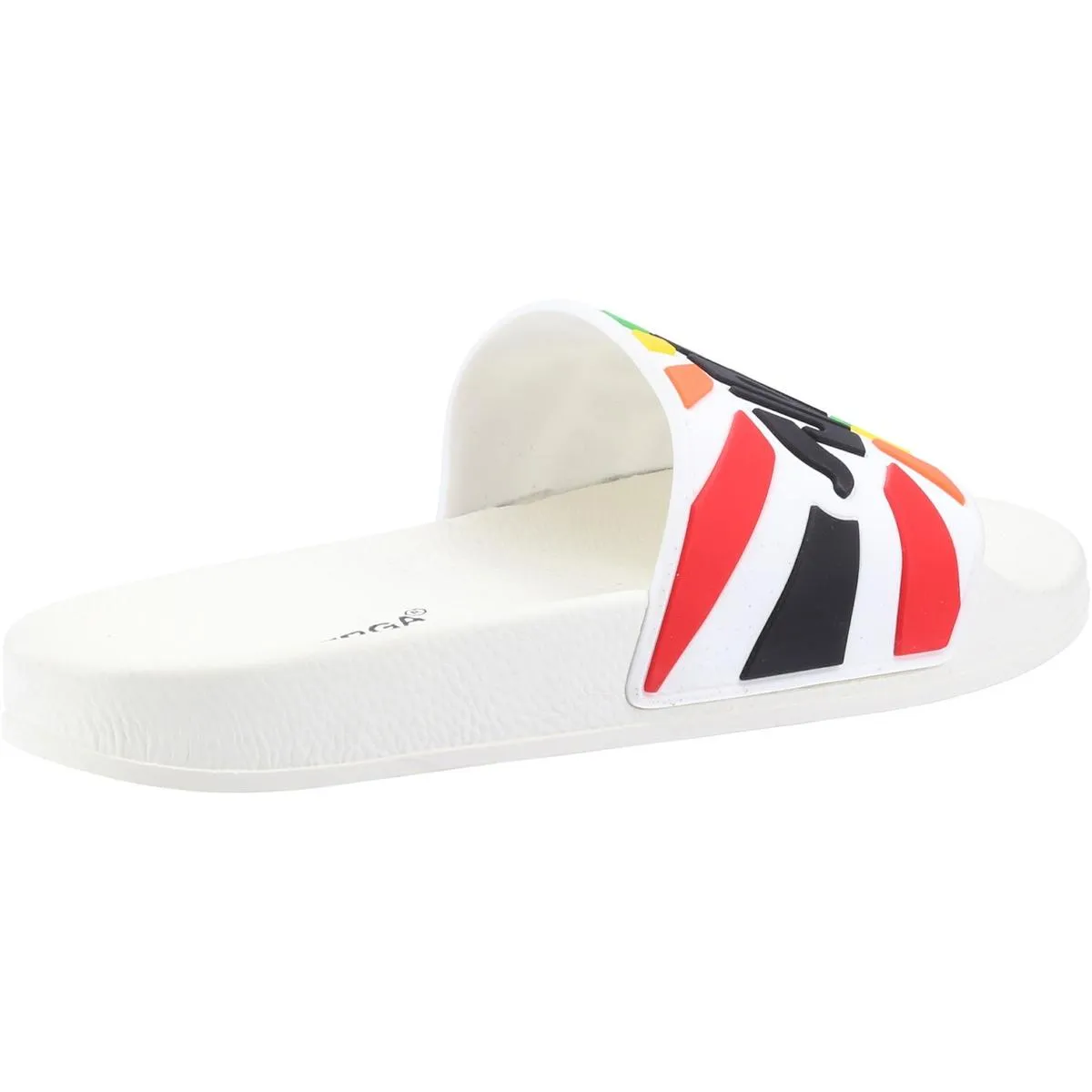 Superga Slide Multicolour Logo Sandals White/Multicolour