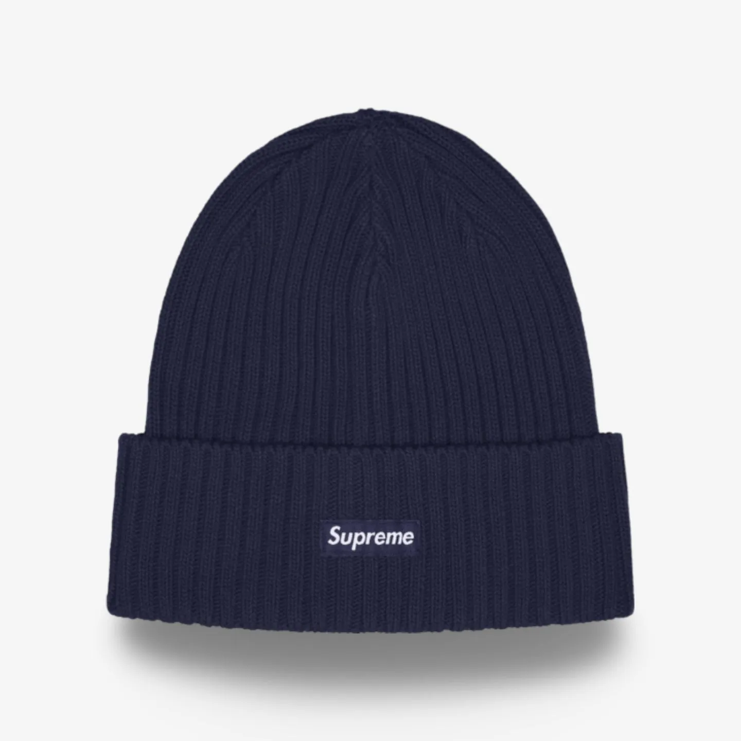 Supreme Beanie 'Overdyed' Navy SS24