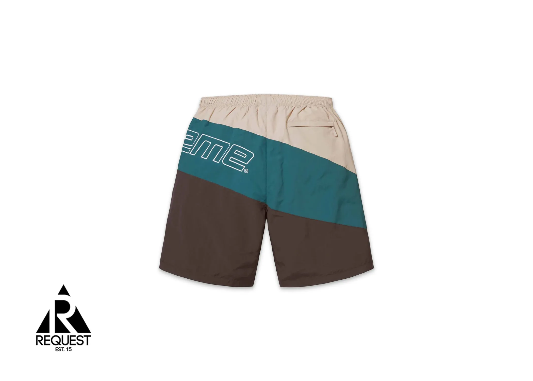 Supreme Curve Nylon Shorts Brown”