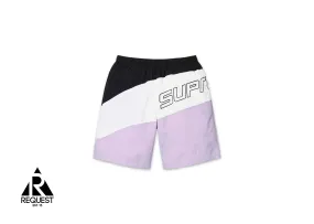 Supreme Curve Nylon Shorts Light Purple”