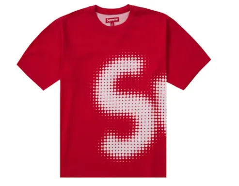 Supreme Halftone S/S Top Red