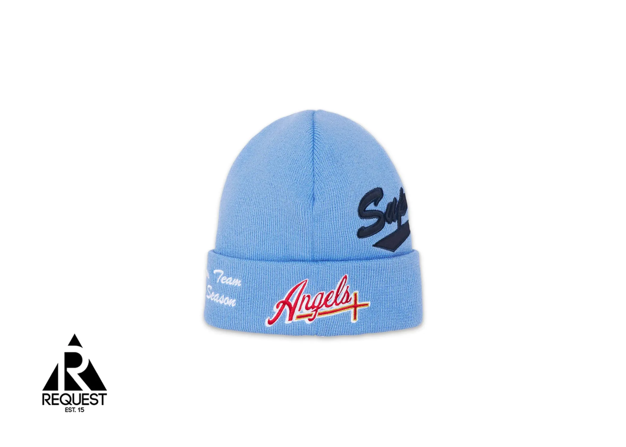 Supreme New Era Salvation Beanie Light Blue