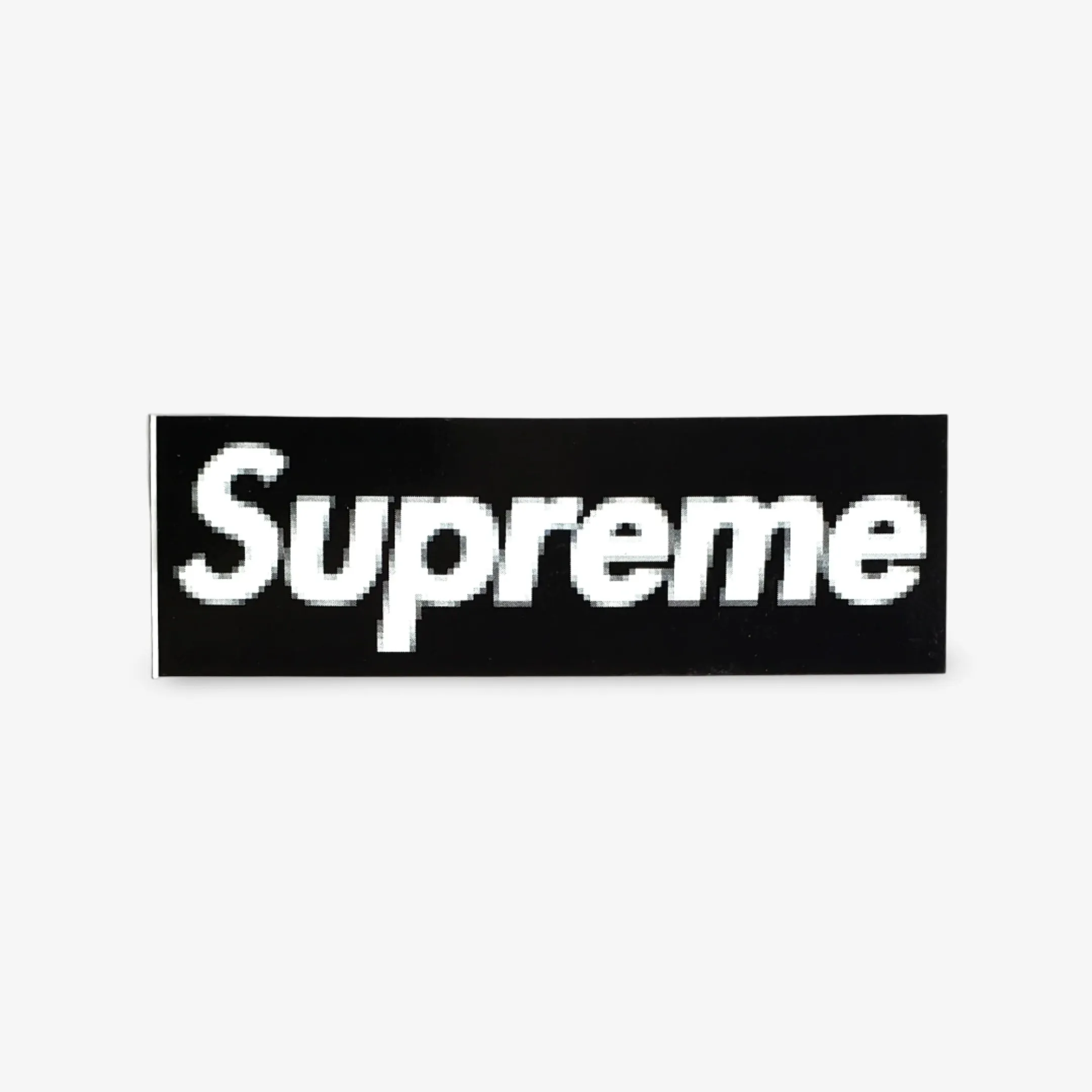 Supreme Sticker 'Box Logo Pixelated' Black 2000