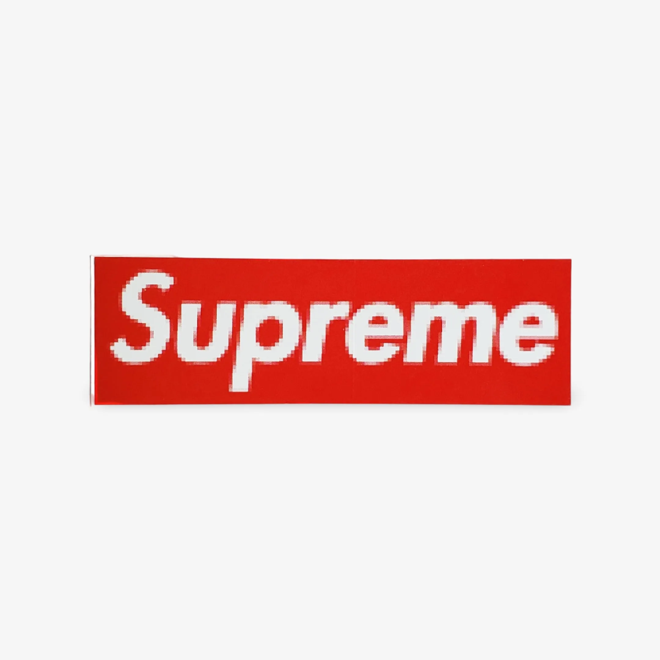 Supreme Sticker 'Box Logo Pixelated' Red 2000