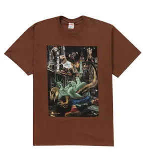 Supreme T-Rex Tee Brown