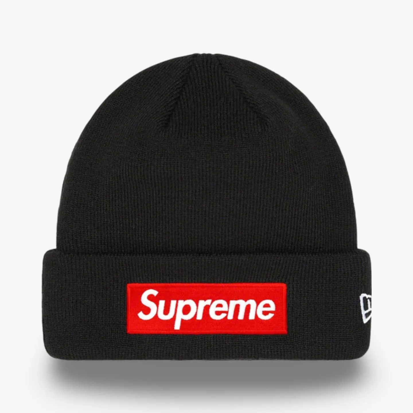 Supreme x New Era Beanie 'Box Logo' Black FW22