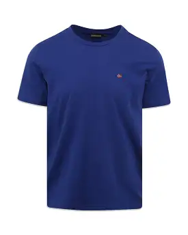 T-Shirt Uomo Napapijri Basic Logo Azzurro