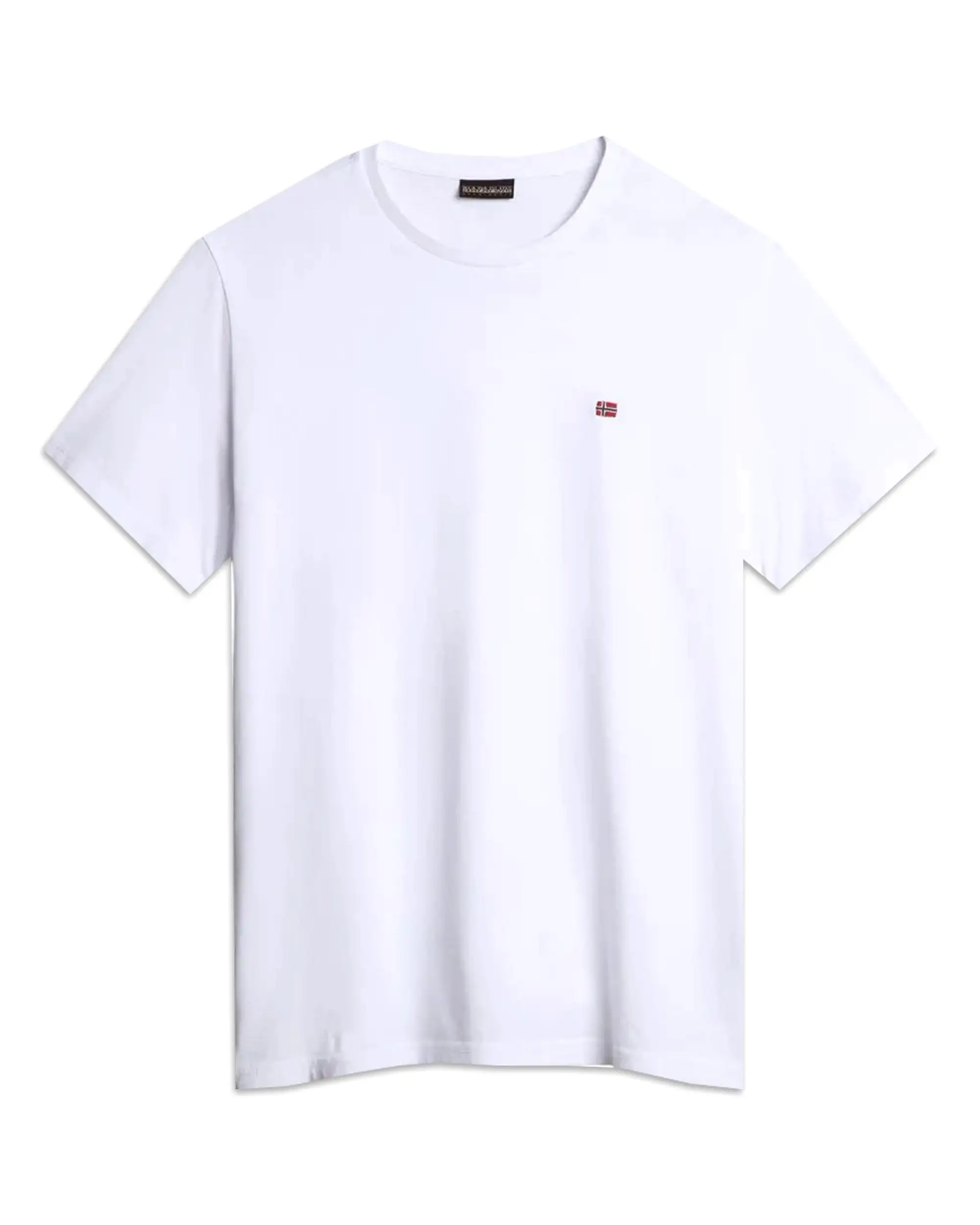 T-Shirt Uomo Napapijri Basic Logo Bianca