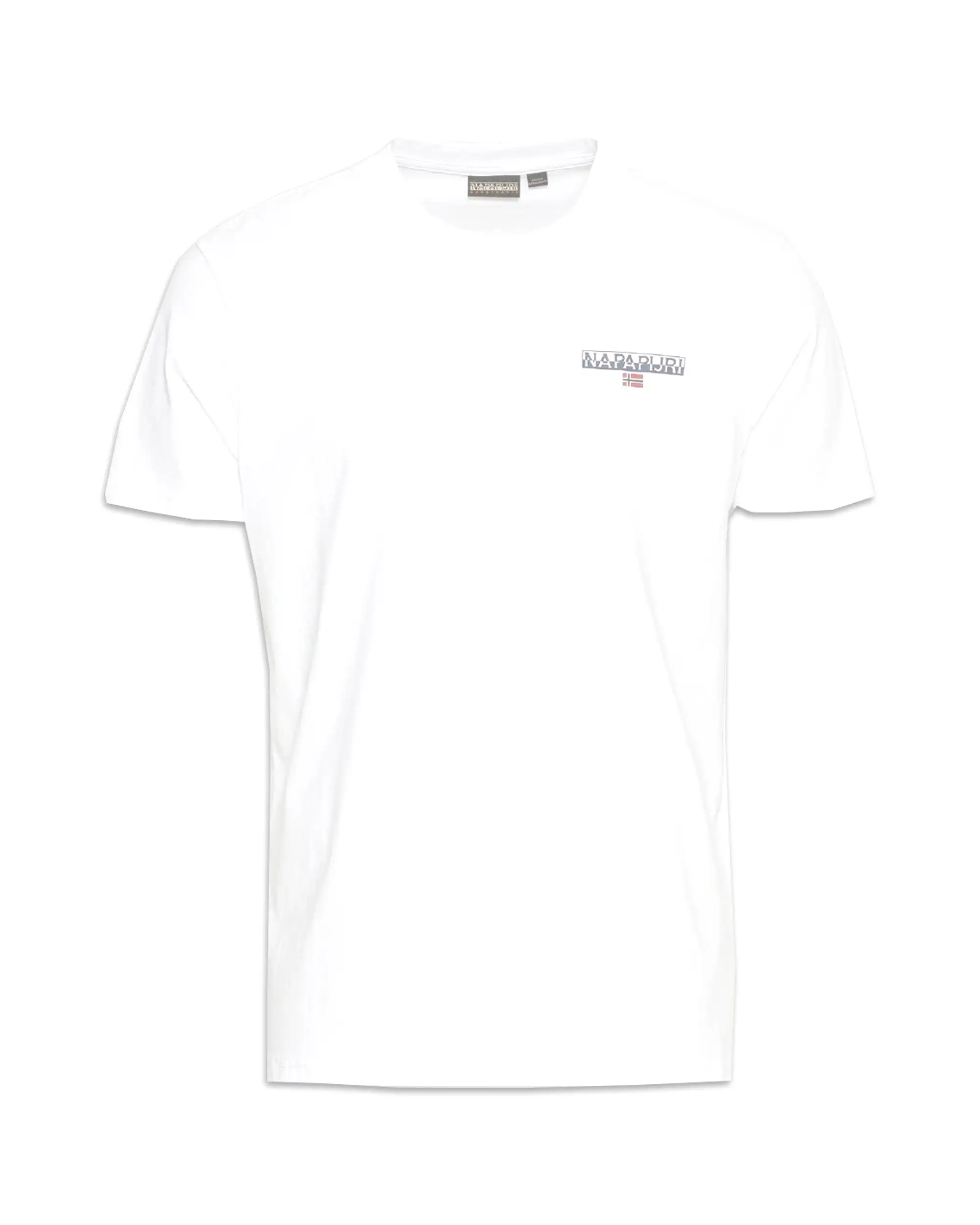 T-Shirt Uomo Napapijri Basic Logo Bianco