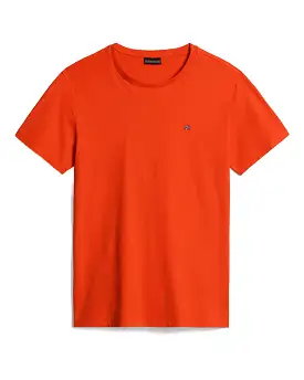 T-Shirt Uomo Napapijri Basic Logo Rosso