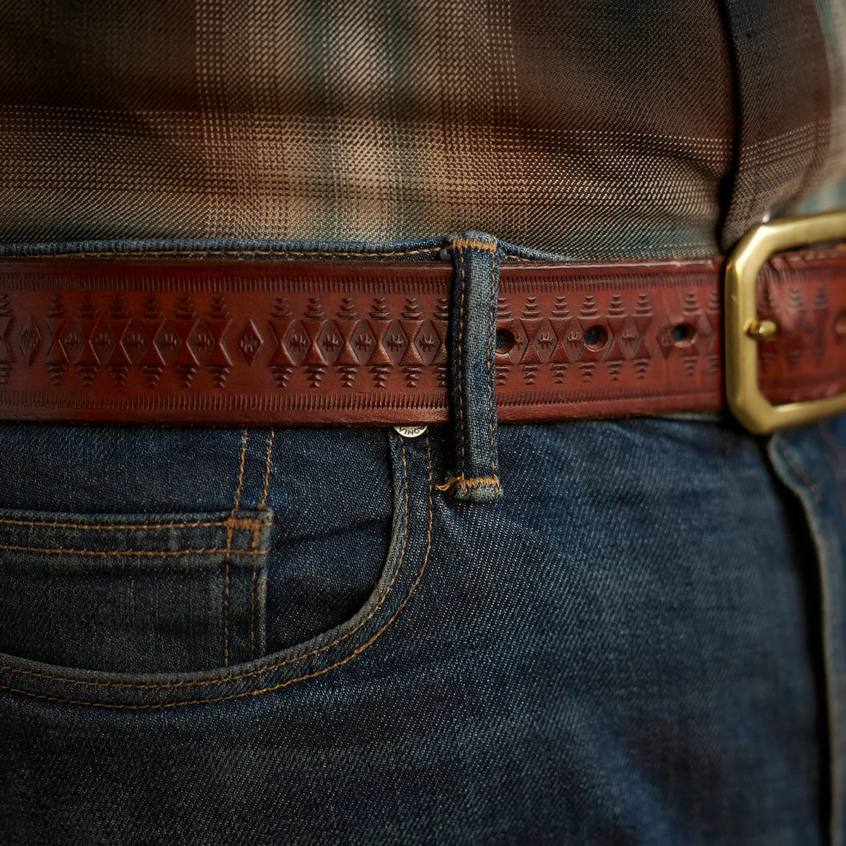 Taos Horsehide Belt No.142 | Whiskey