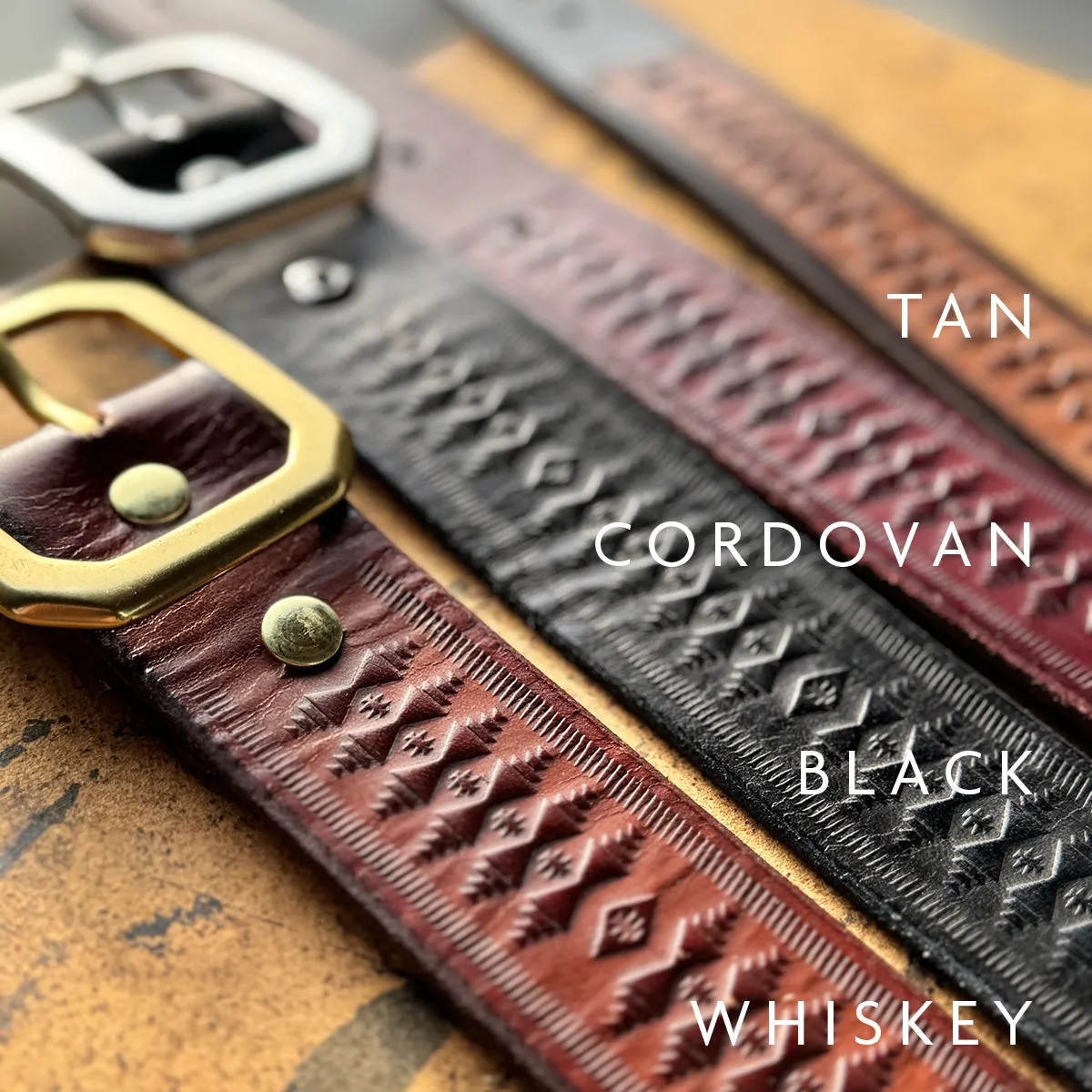 Taos Horsehide Belt No.142 | Whiskey