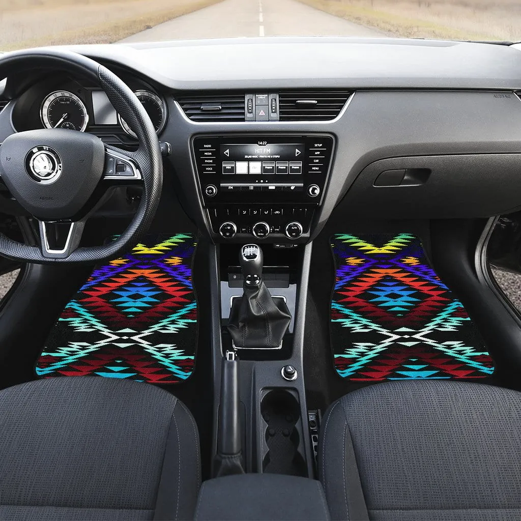 Taos Morning and Midnight Front And Back Car Mats (Set Of 4)