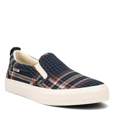 Taos RUBBER SOUL Blue Plaid Canvas Sneakers