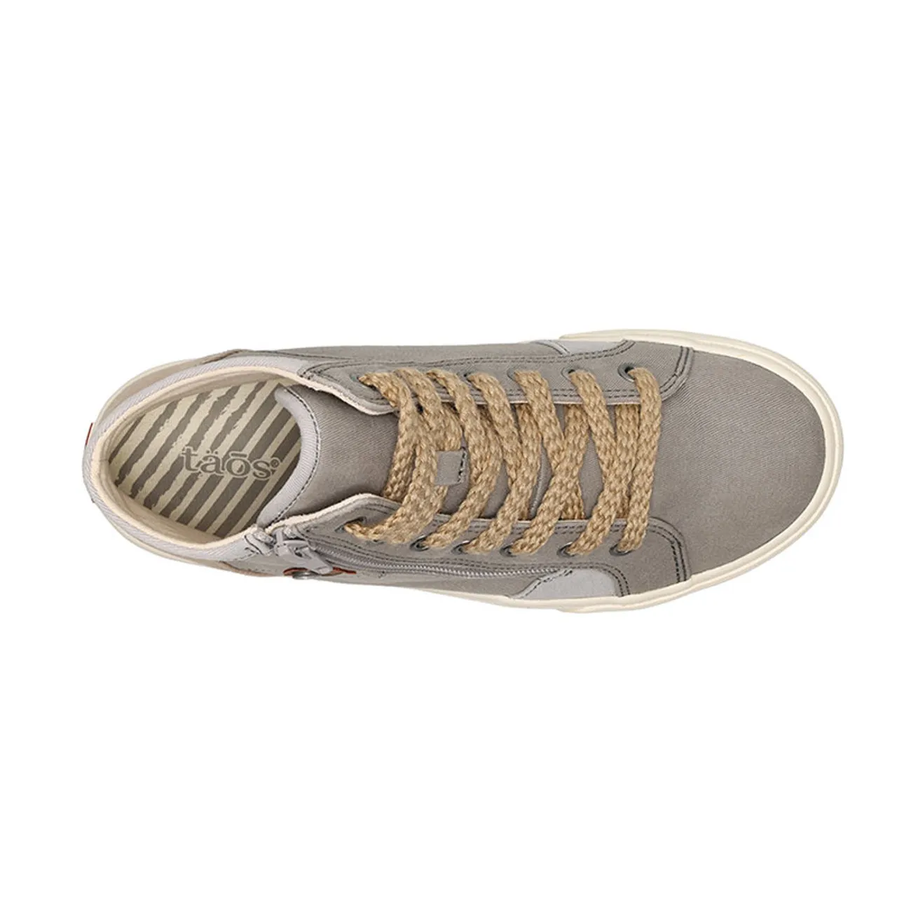 Taos STS-14142 TOP SOUL Grey Ecru Distressed Sneakers