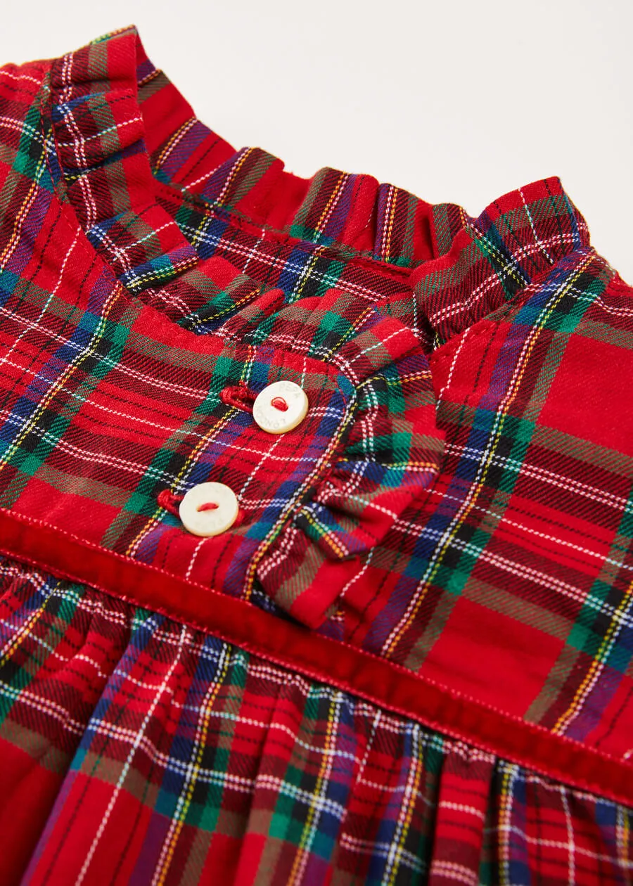 Tartan Nightdress In Red (18mths-10yrs)