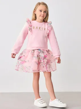 Ted Baker Baker By Ted Baker Girls Frill Mockable Dress