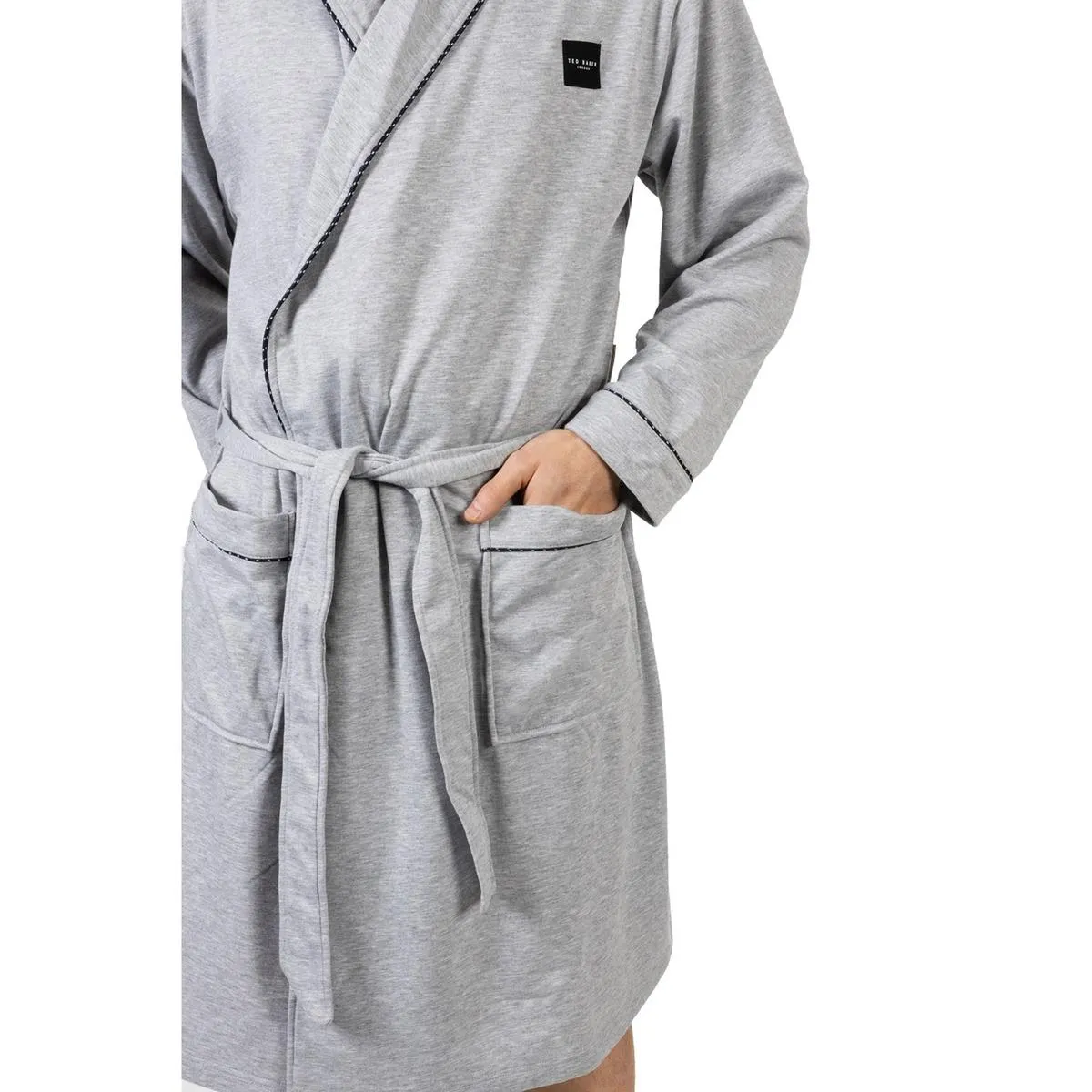 Ted Baker Brushed Ponte Robe Heather Grey