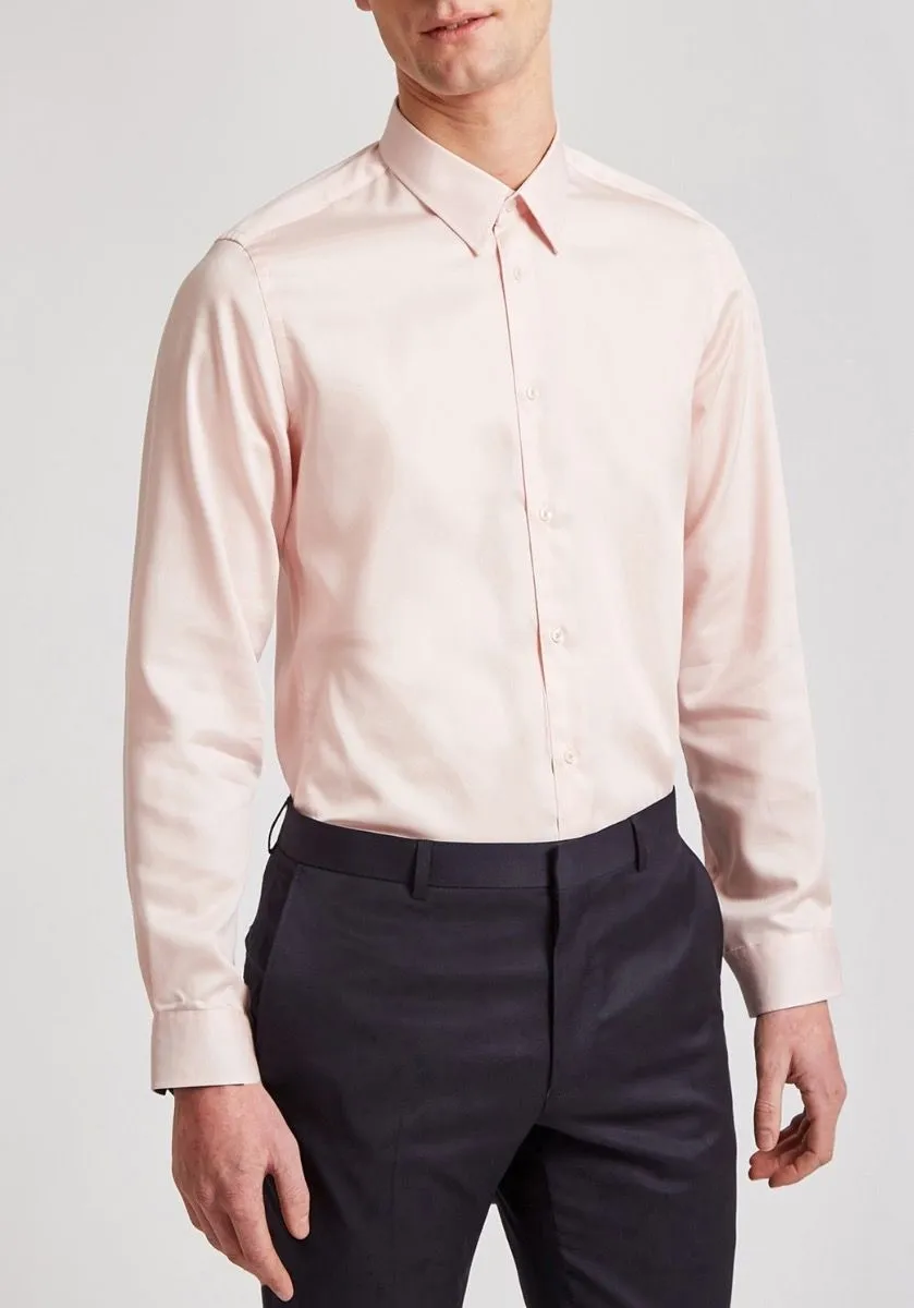 Ted Baker Maelor Core Long Sleeve Shirt Pale Pink