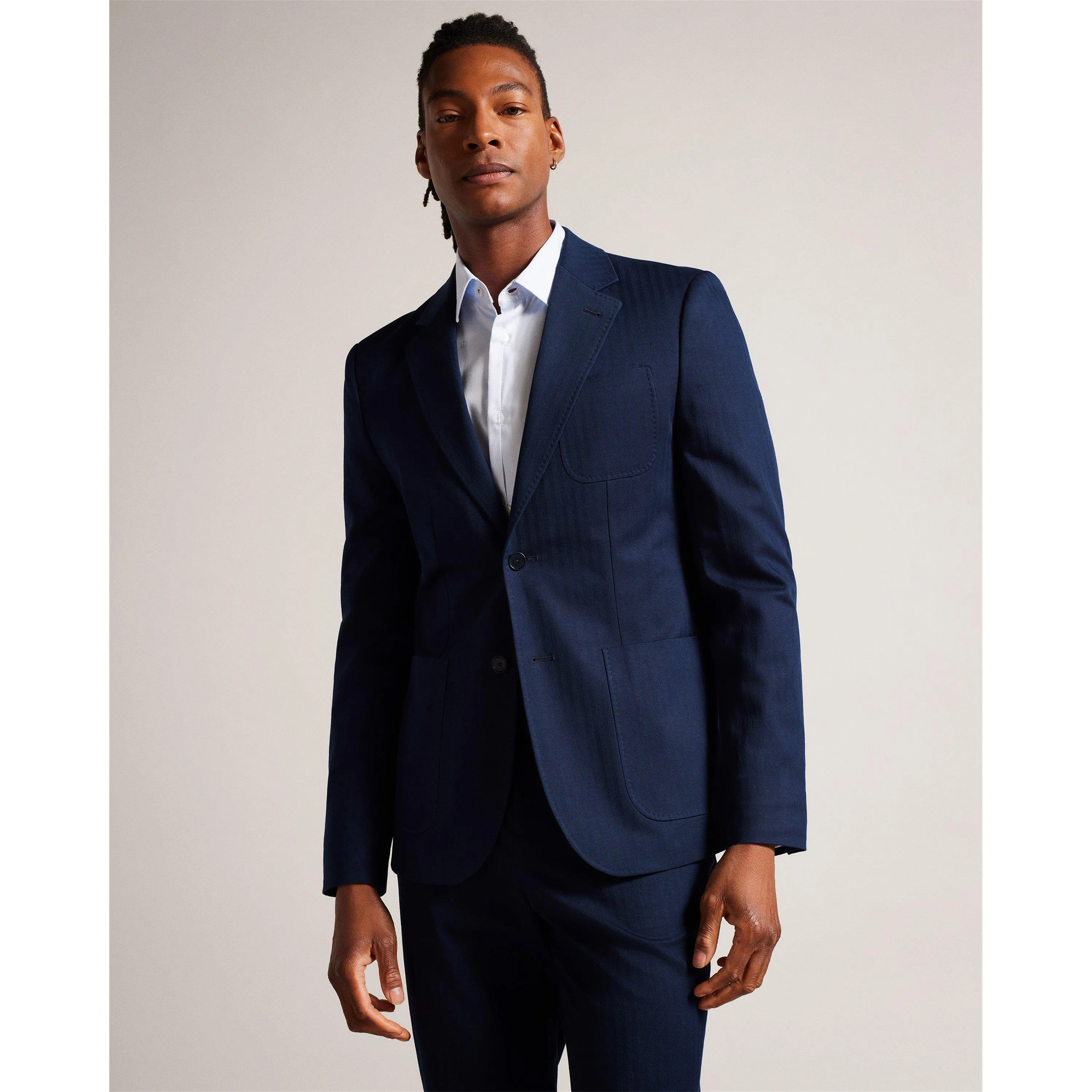 Ted Baker Ted Baker Shakerj Slim Fit Cotton Linen Jacket