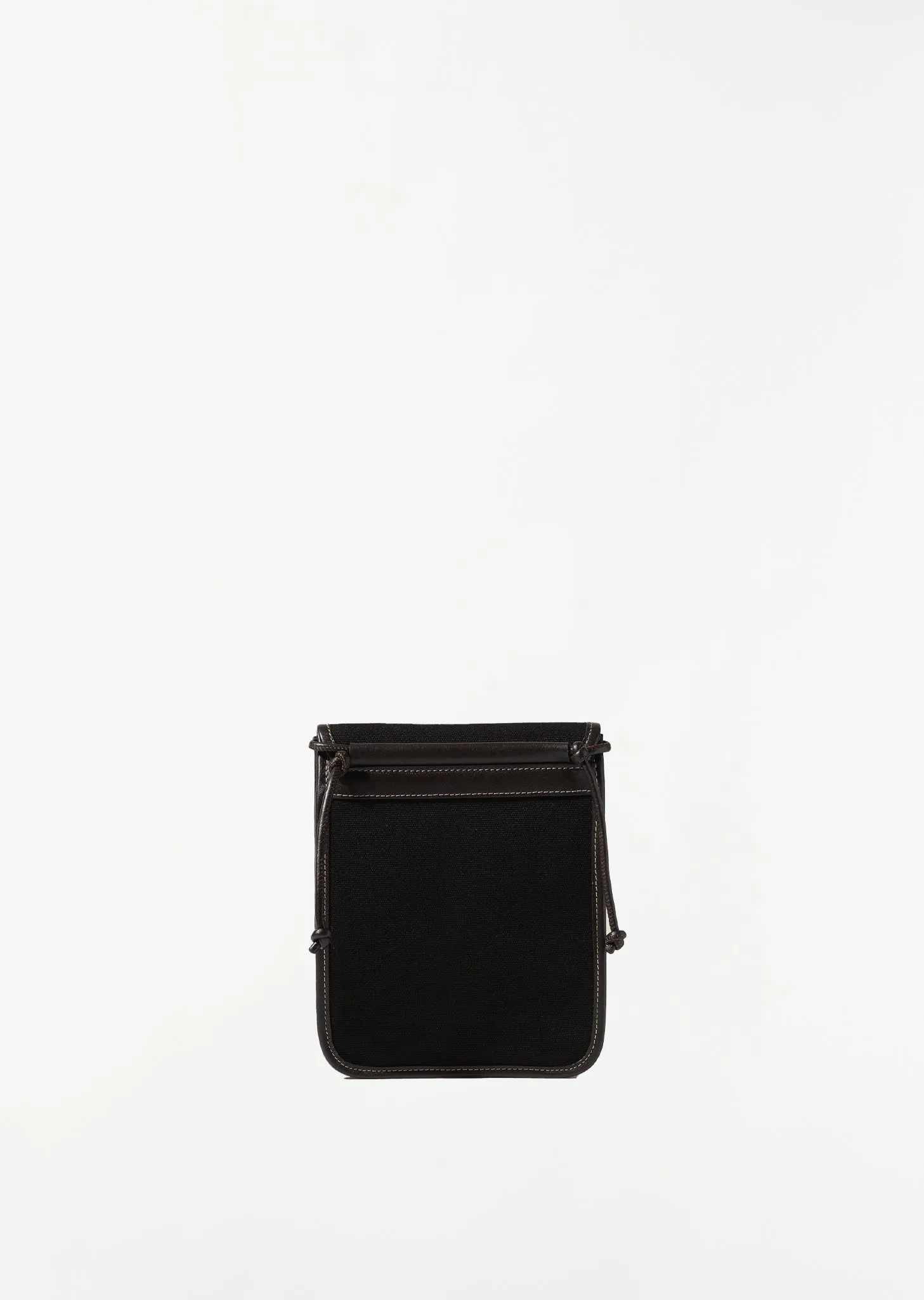 Terra Canvas Bag — Black / DK Brown