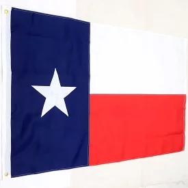 Texas State Flag Embroidered Star Heavy Duty Outdoor