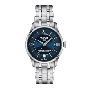 Tissot Chemin Des Tourelles Powermatic 80 (34mm) Ladies Stainless Steel Blue Dial Watch