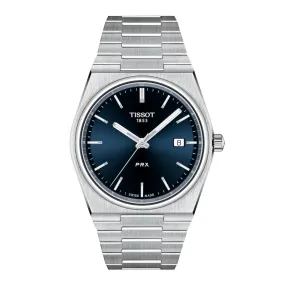 Tissot PRX Mens Stainless Steel Blue Dial Watch