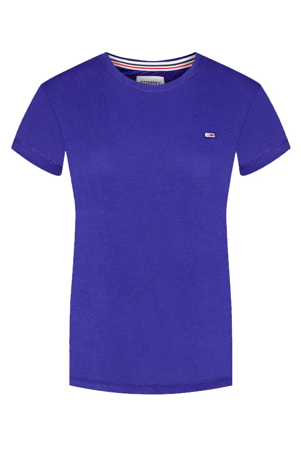 Tommy Hilfiger Women Regular Logo Tee Violet