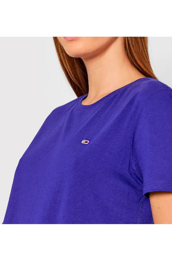 Tommy Hilfiger Women Regular Logo Tee Violet