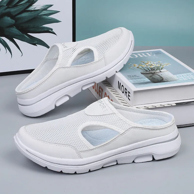 Unisex Casual Plus Size Half Slippers