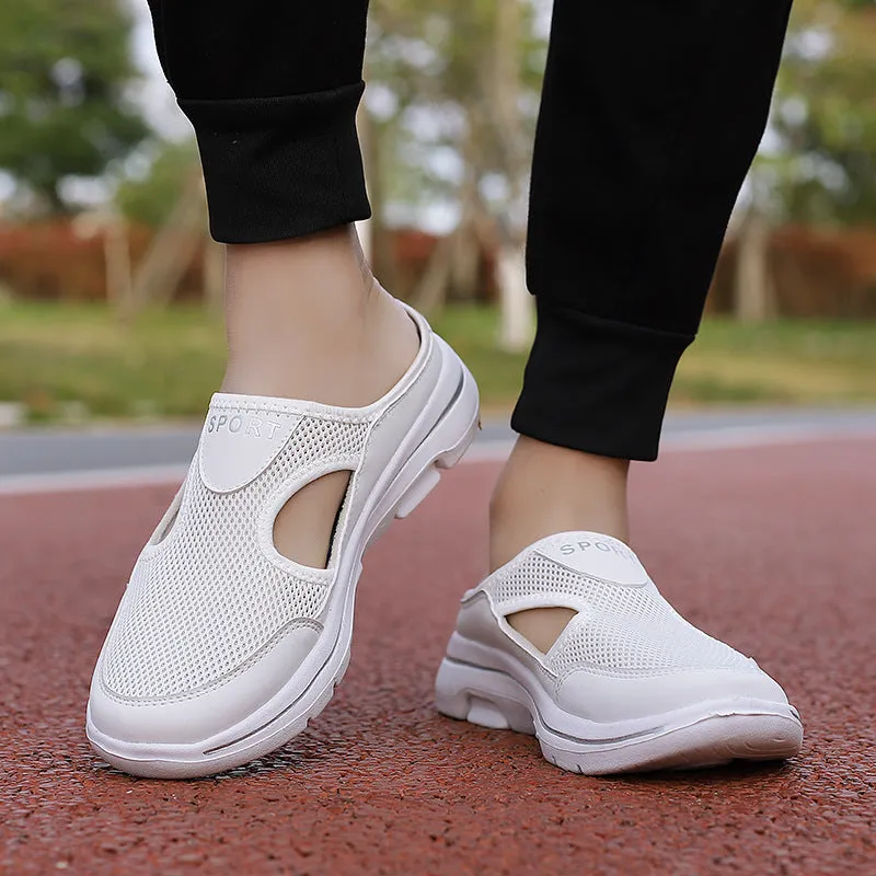 Unisex Casual Plus Size Half Slippers