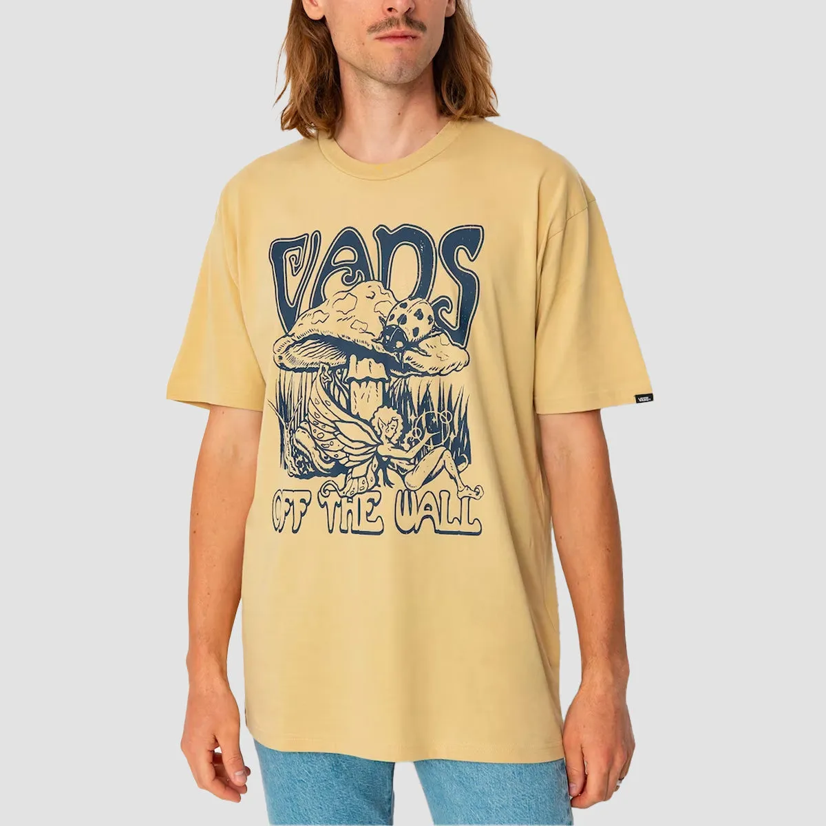 Vans Lost And Found Thrifting T-Shirt Taos Taupe