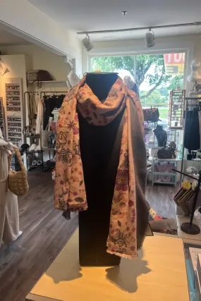 Whimsical Floral Scarf