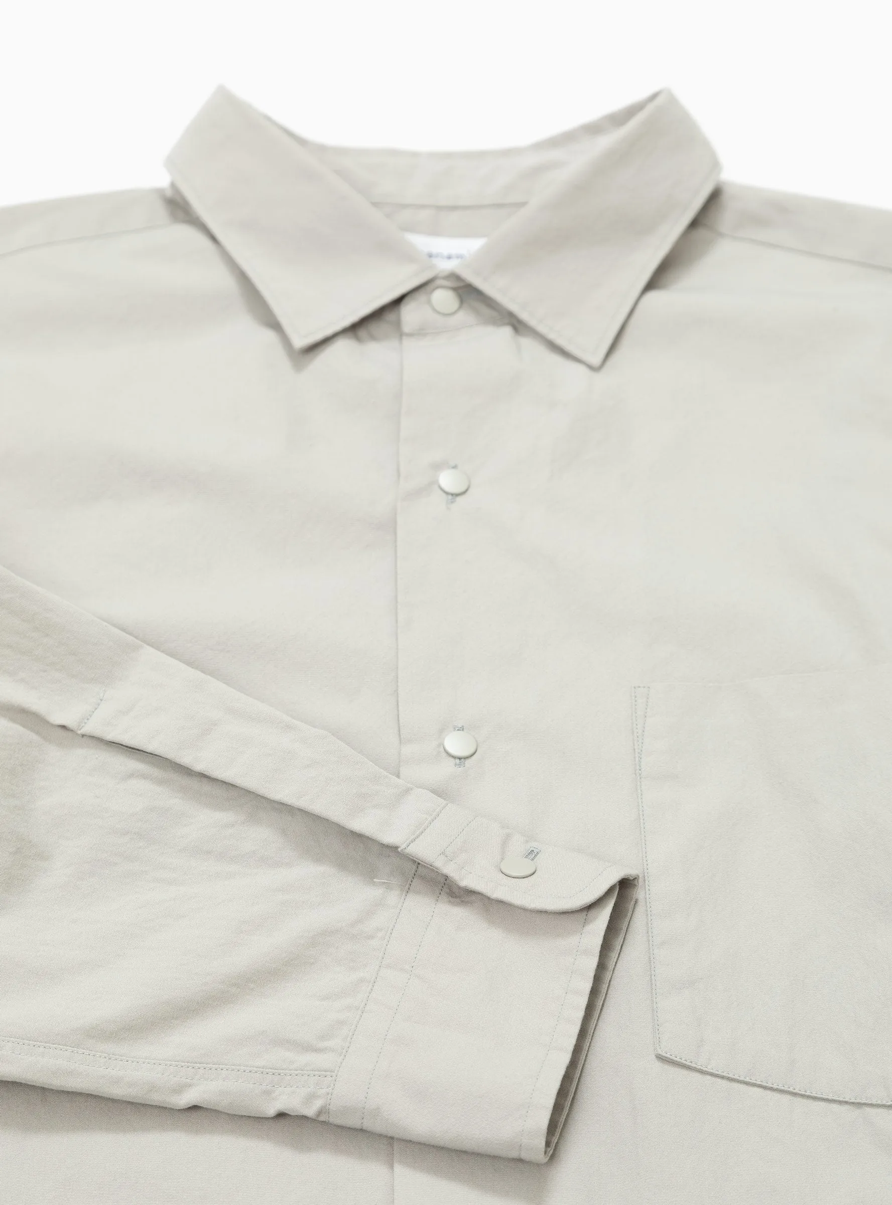 Wind Regular Collar Shirt Light Grey