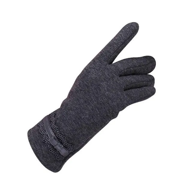 Women Gloves Driving Screen Outdoor Shopping Warm Waist Gloves Handschoenen Winter Dames Luva Feminina#A11 SM6