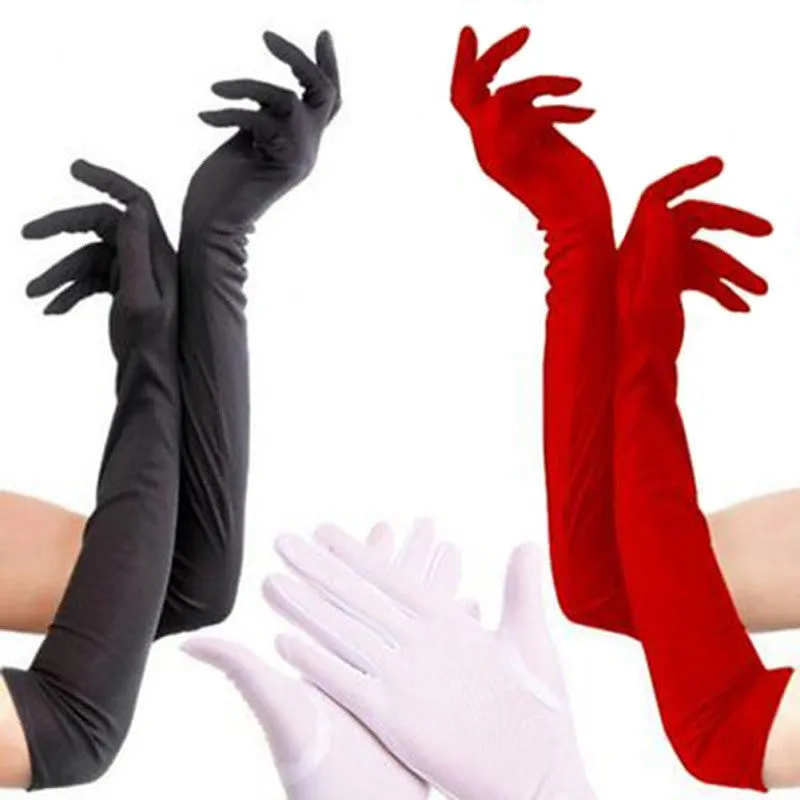 Women Sun Driving Gloveittens Party Prom Long Elbow Glove 6 Colors P6Y SM6