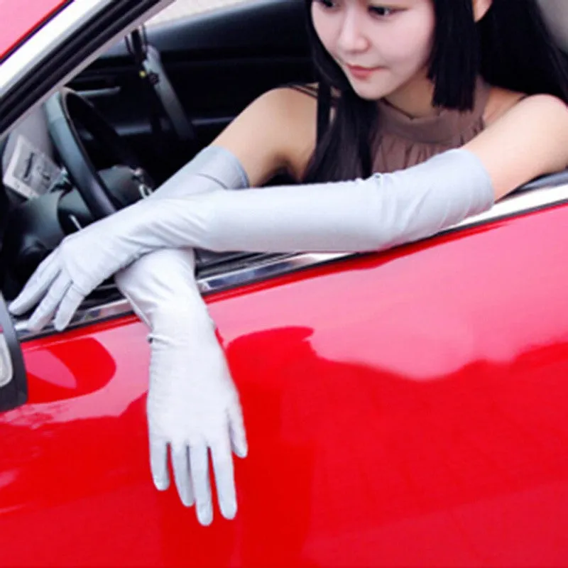 Women Sun Driving Gloveittens Party Prom Long Elbow Glove 6 Colors P6Y SM6