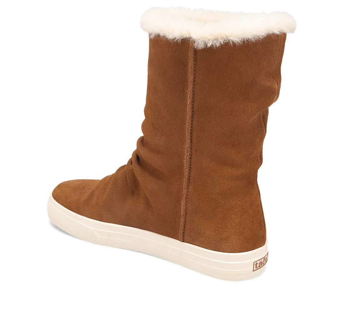 Women's Taos Cozy Chic Color: Chestnut Suede