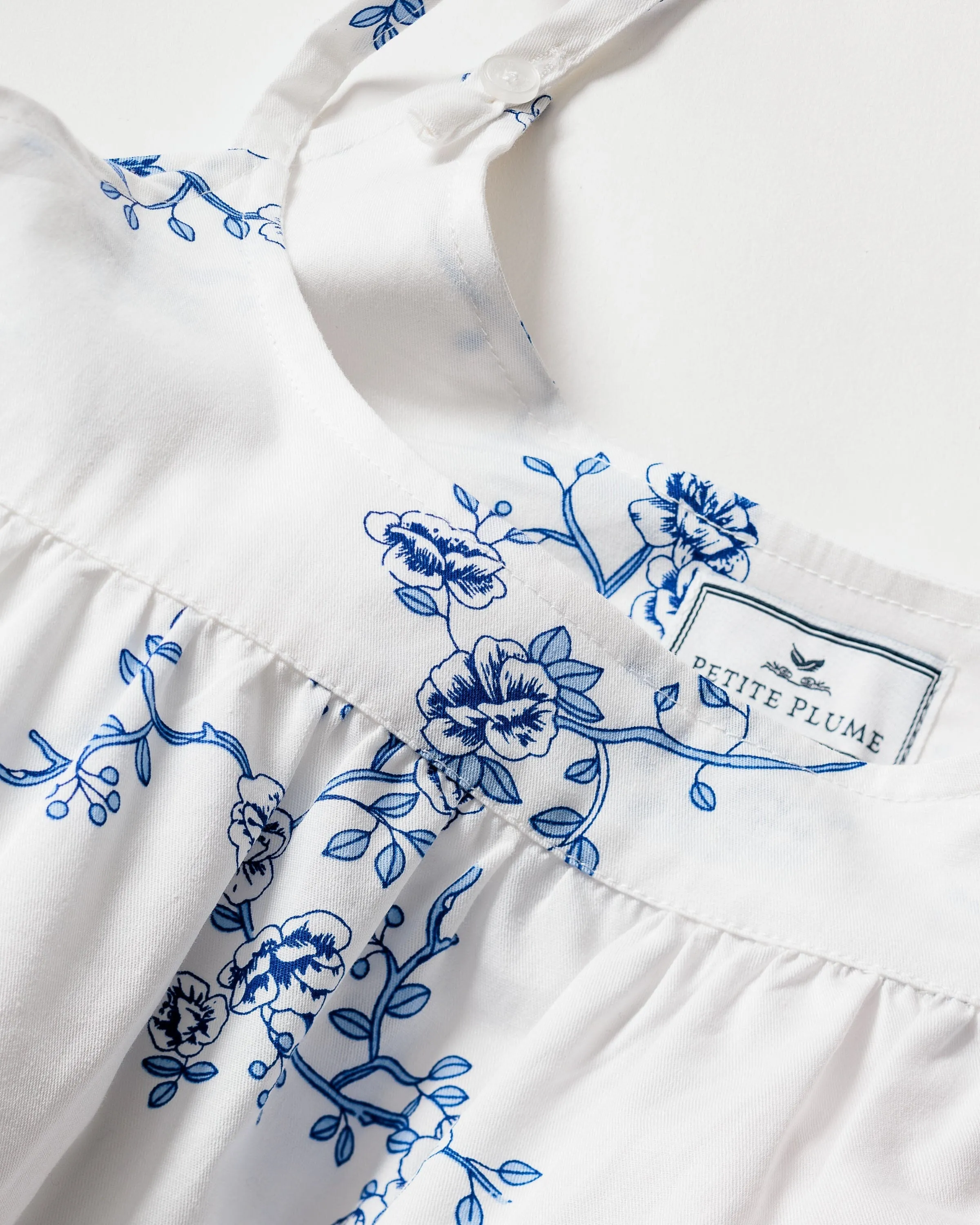 Women's Twill Chloé Nightgown | Indigo Floral